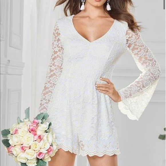 venus white romper